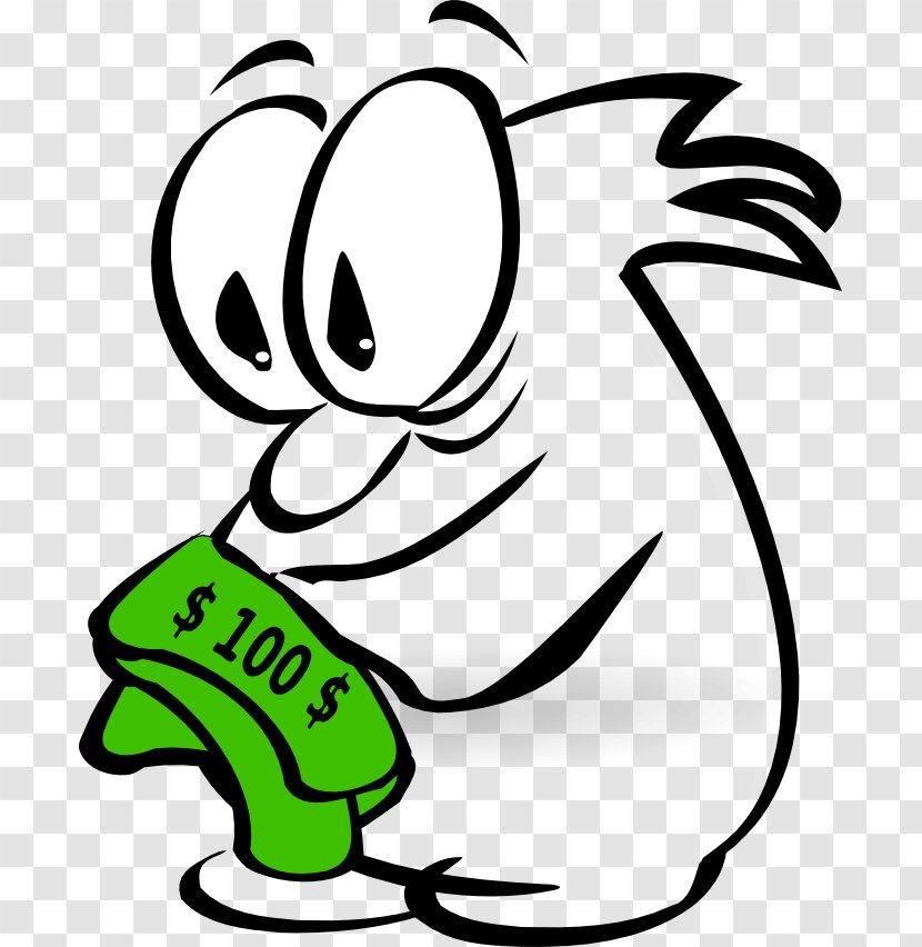 Line Art Cartoon Leaf Clip - Nose - Man Money Transparent PNG