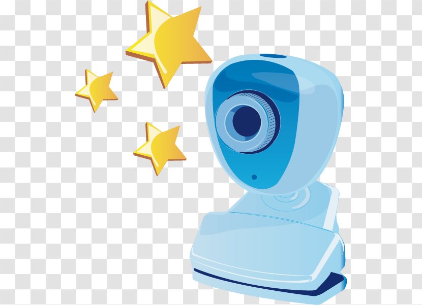 Webcam Illustration - Blue - Decorative Of Camera Transparent PNG