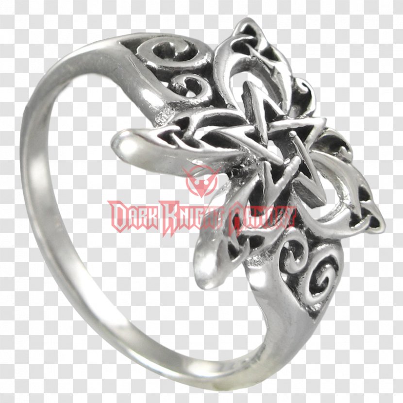 Body Jewellery Silver - Butterfly Ring Transparent PNG