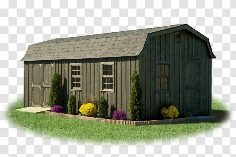 Shed Barn House Gambrel Batten - Cottage Transparent PNG