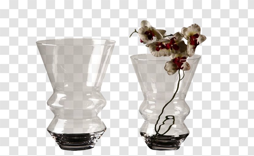 Vase Glass Cup - Drinkware - Two Glasses Transparent PNG