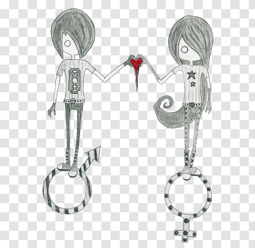 Body Jewellery Character Cartoon White - Design Transparent PNG
