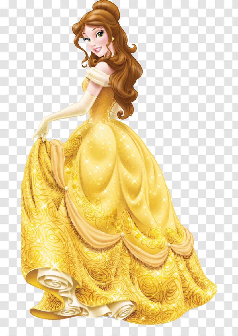 Belle Beauty And The Beast Disney Princess Walt Company - Enchanted Christmas Transparent PNG