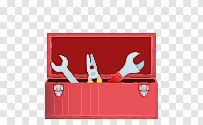 Red Background - Tool - Toolbox Transparent PNG