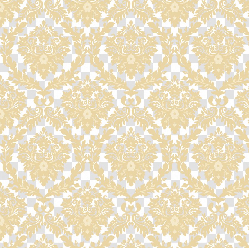 Gold Pattern - Lace - Vector Transparent PNG