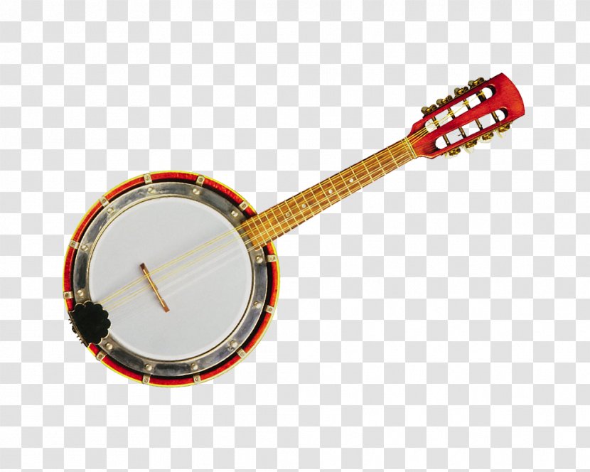 Musical Instruments Banjo Uke Guitar Plucked String Instrument - Silhouette - Barometer Transparent PNG