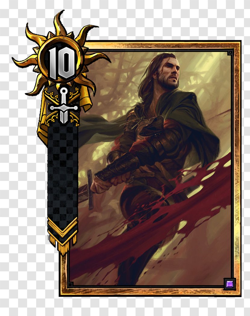 Gwent: The Witcher Card Game Geralt Of Rivia Collectible - Gwent - Mythical Creature Transparent PNG