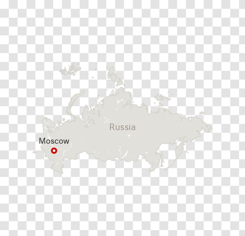 Russia World Map Blank Transparent PNG