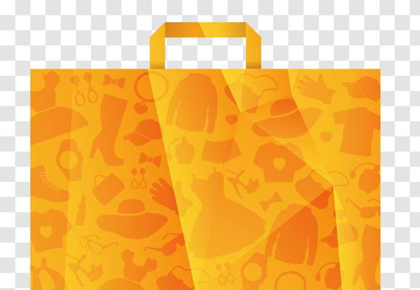 Bag Orange - Yellow - Bags Transparent PNG