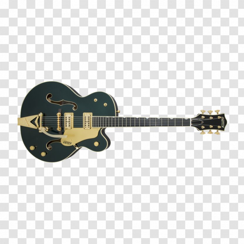 Gretsch Archtop Guitar Bigsby Vibrato Tailpiece Musical Instruments - Cartoon Transparent PNG