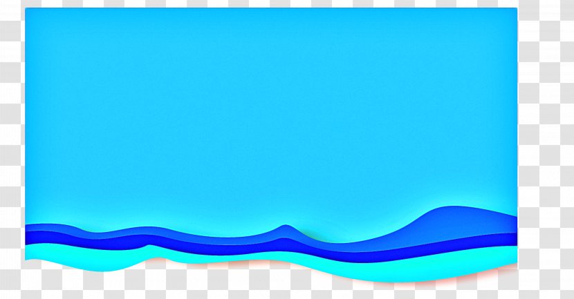 Wind Cartoon - Water - Wave Azure Transparent PNG