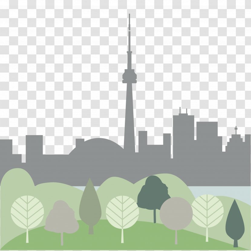 Toronto Skyline City - Landmark Transparent PNG