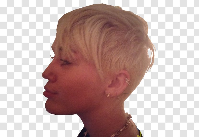 Chin Hair Coloring Cheek Blond - Head Transparent PNG