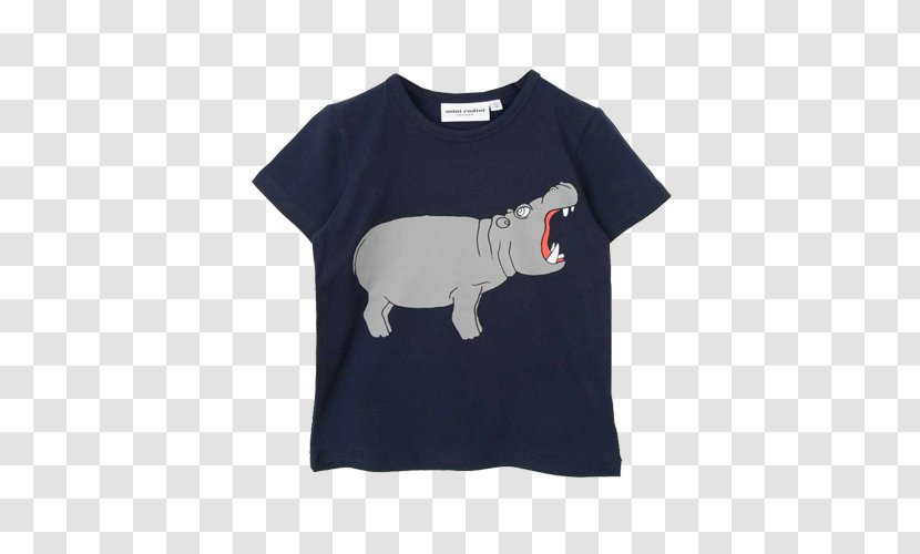 T-shirt Sleeve Shoulder Hippopotamus Mini Rodini - Color Transparent PNG