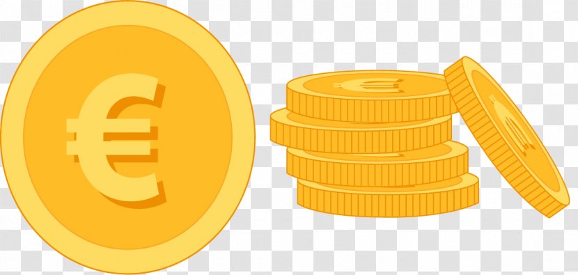 Euro Coins Clip Art - Material - Coin Transparent PNG