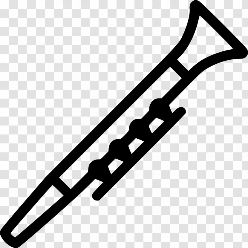 A-flat Clarinet Logo - Silhouette - Saxophone Transparent PNG