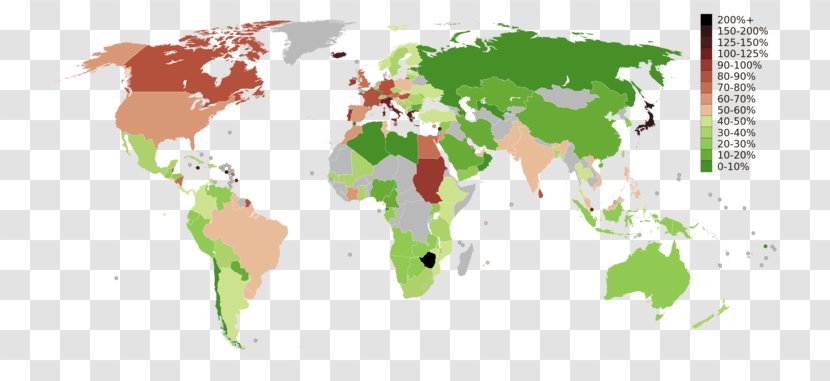 World Map Israel Political - Type Transparent PNG