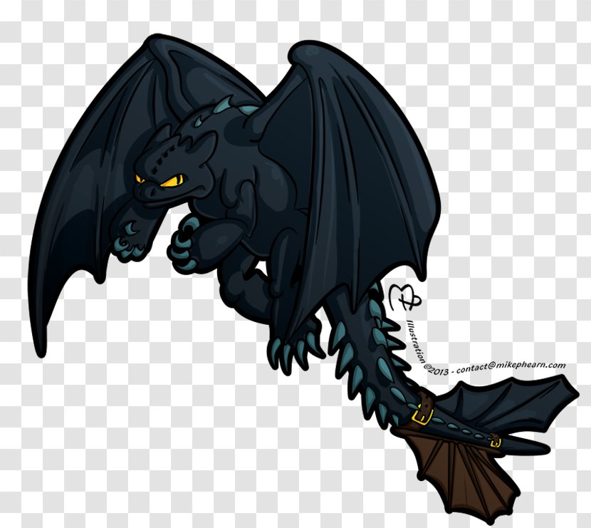 Dragon Cartoon Demon Legendary Creature - Toothless Transparent PNG