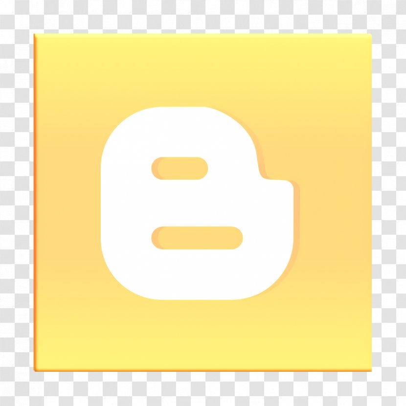 Blog Icon Blogger Logo - Red - Yellow Transparent PNG