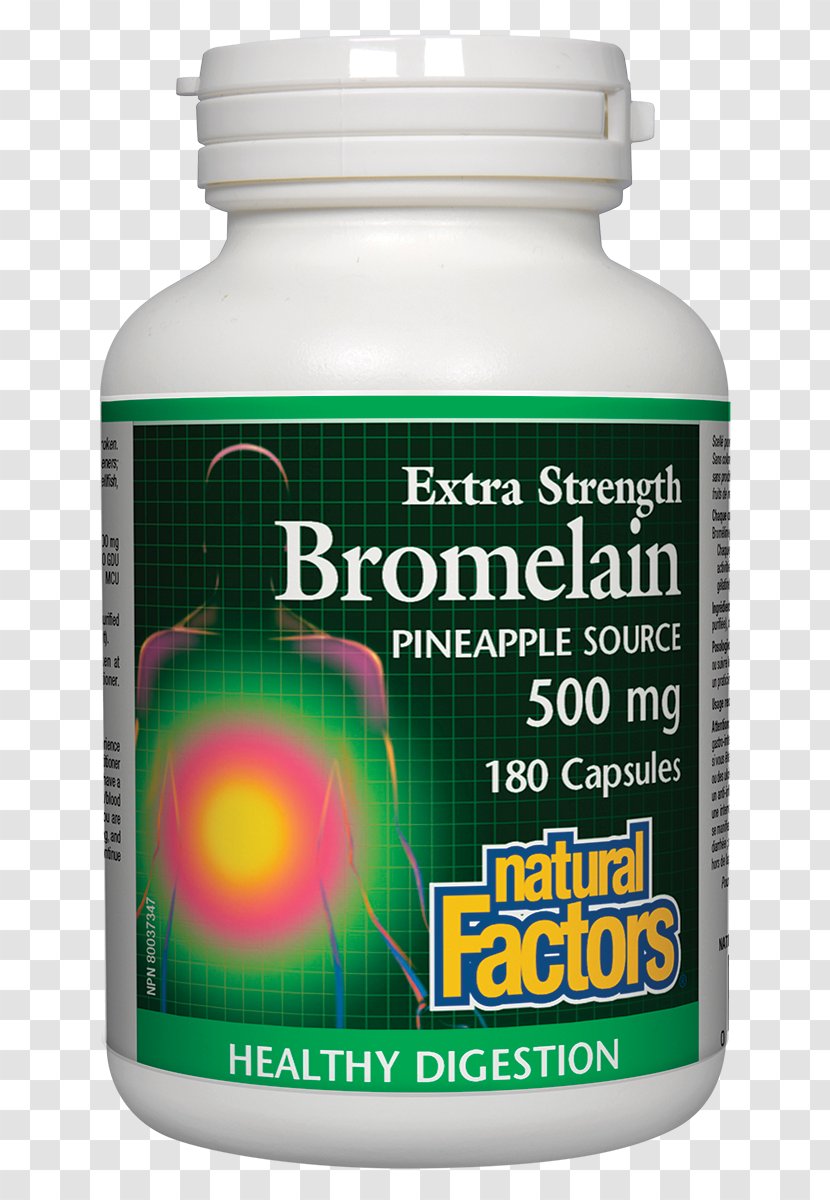 Bromelain Digestion Capsule Enzyme Health - Pineapple Transparent PNG