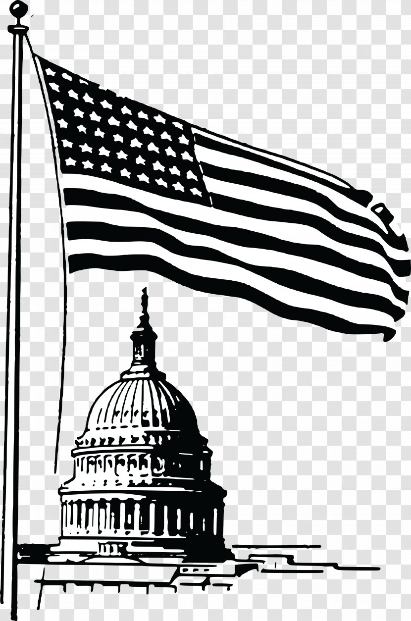 United States Capitol White House Michigan State Clip Art - Landmark Building Transparent PNG