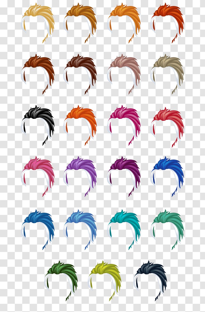 Hairstyle Cabelo Cosmetics - Silhouette - Hair Transparent PNG