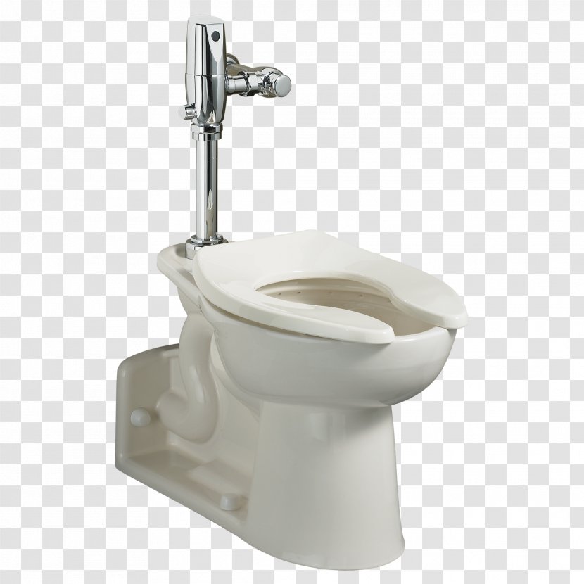 Toilet American Standard Brands Bathroom Bowl Flushometer - Seat Transparent PNG