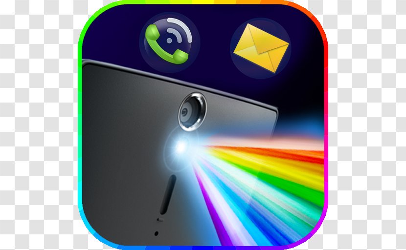Android Color Flash Light Camera Flashes - Technology Transparent PNG