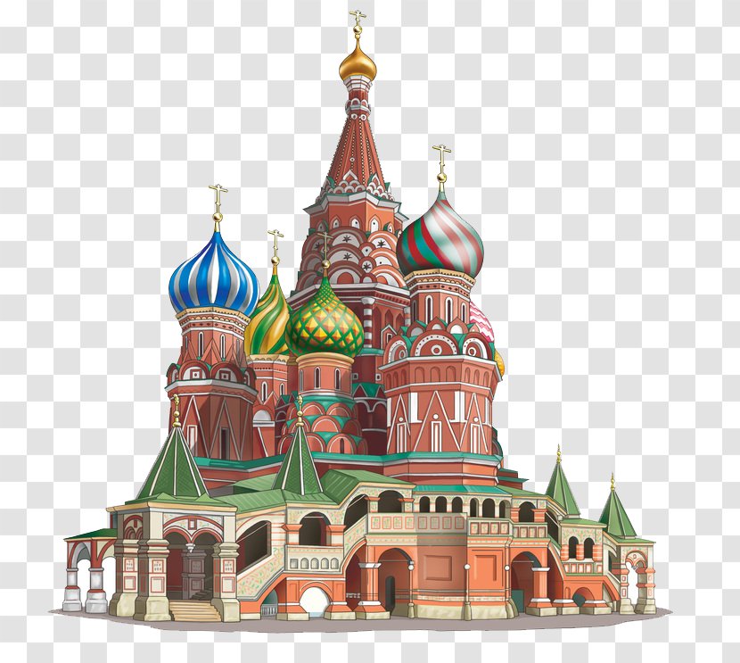 Saint Basil's Cathedral Red Square St Paul's Church - Moscow Transparent PNG