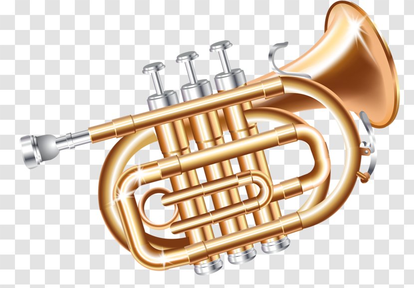 Musical Instrument Brass Wind Trumpet - Frame - Instruments Transparent PNG