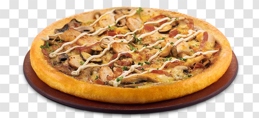 California-style Pizza Sicilian United King Vegetarian Cuisine - Hut Transparent PNG
