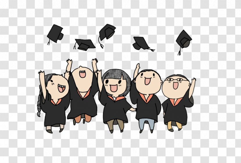 Graduation Ceremony - Human Behavior - Throw The Hat Of Child Transparent PNG