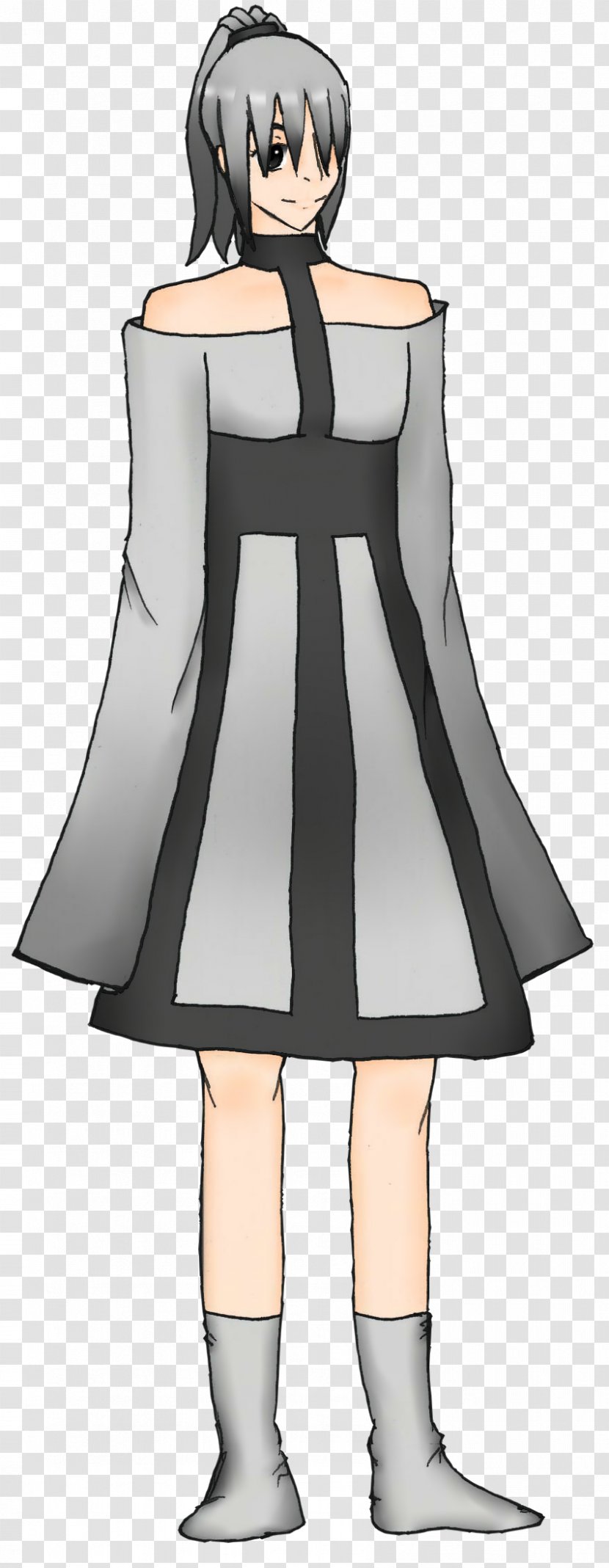 Outerwear Cartoon Human Hair Color Uniform - Dress Transparent PNG