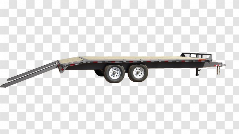 Trailer Lowboy LR-300 Vehicle Axle - Flower - Silhouette Transparent PNG