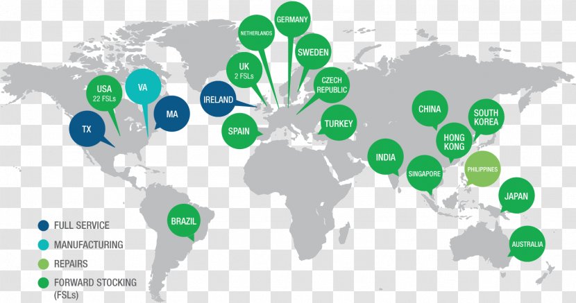 World Map Globe - Blank Transparent PNG