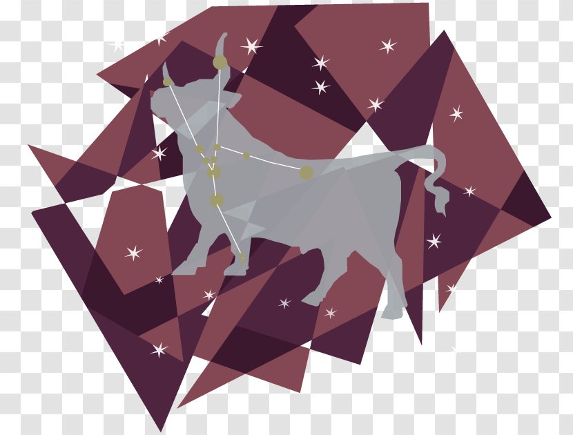 Taurus Constellation Bull Paper Pattern - Art Transparent PNG