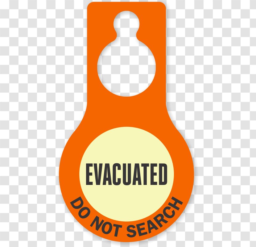 Emergency Evacuation Clip Art Brand Fire Drill Product - Door Hanger Transparent PNG