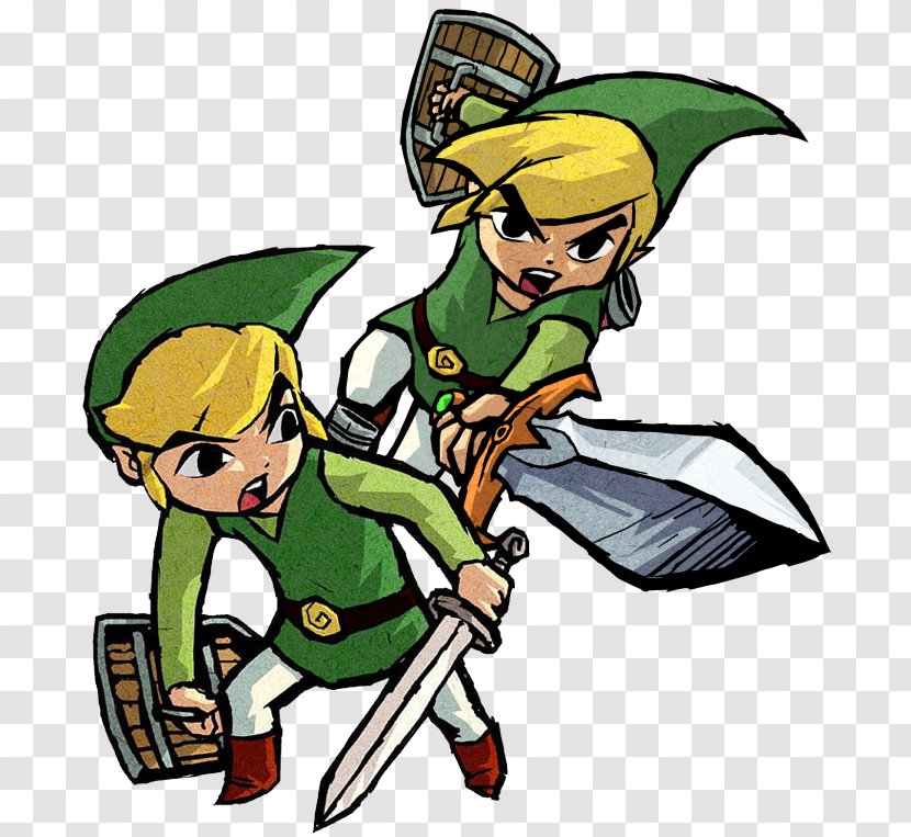The Legend Of Zelda: Wind Waker Four Swords Adventures Zelda II: Adventure Link A To Past And - Artwork - Mythical Creature Transparent PNG