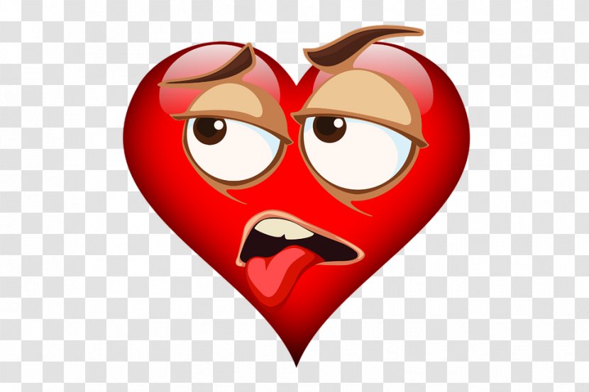 Emoji Heart Love - Silhouette Transparent PNG