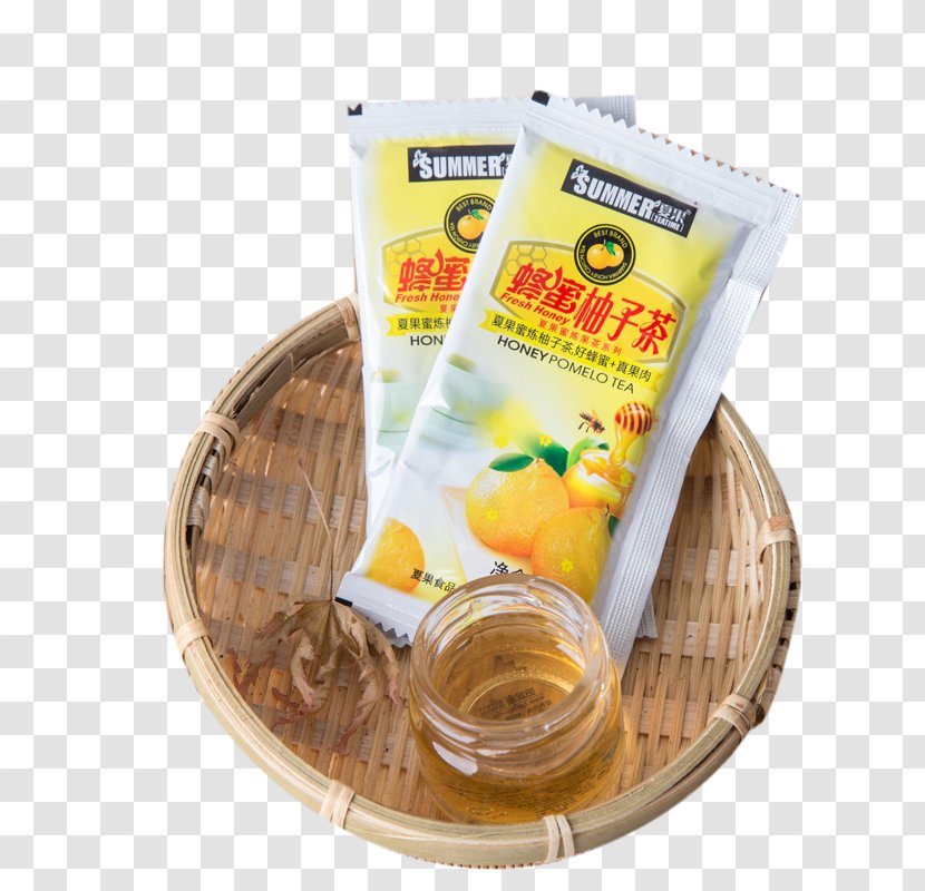 Yuja Tea Juice Soft Drink Ginger - Chinese - Sieve Honey Citron Transparent PNG