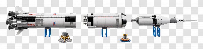 Apollo Program 11 Saturn V Lego Ideas - Rocket Transparent PNG