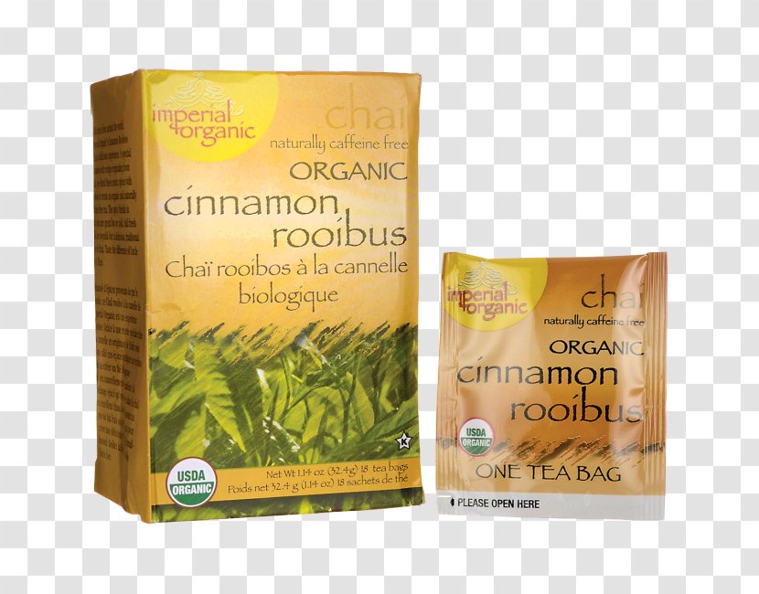 Tea Bag Masala Chai Rooibos Numi Organic - Food - Cinnamon Transparent PNG