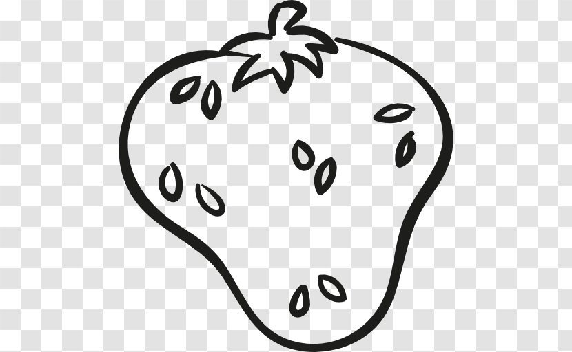 Strawberry - Line Art Transparent PNG