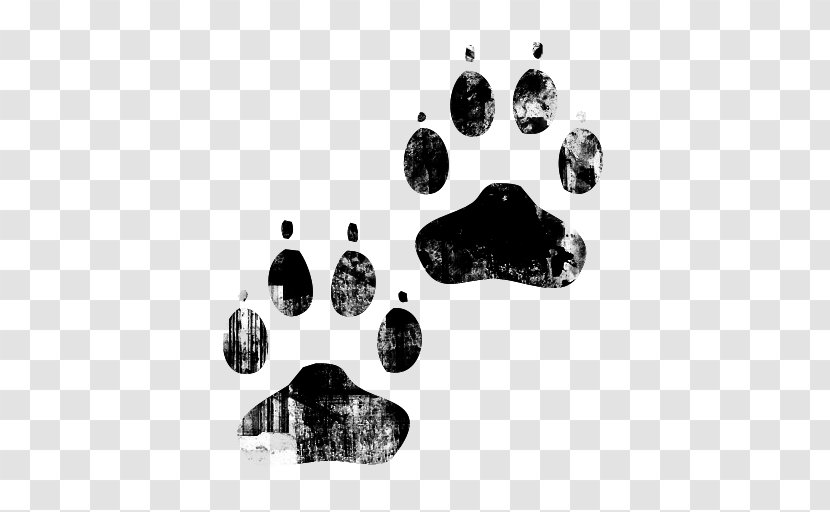 Dog Cat Paw Kitten Clip Art - Monochrome - The Poster Transparent PNG