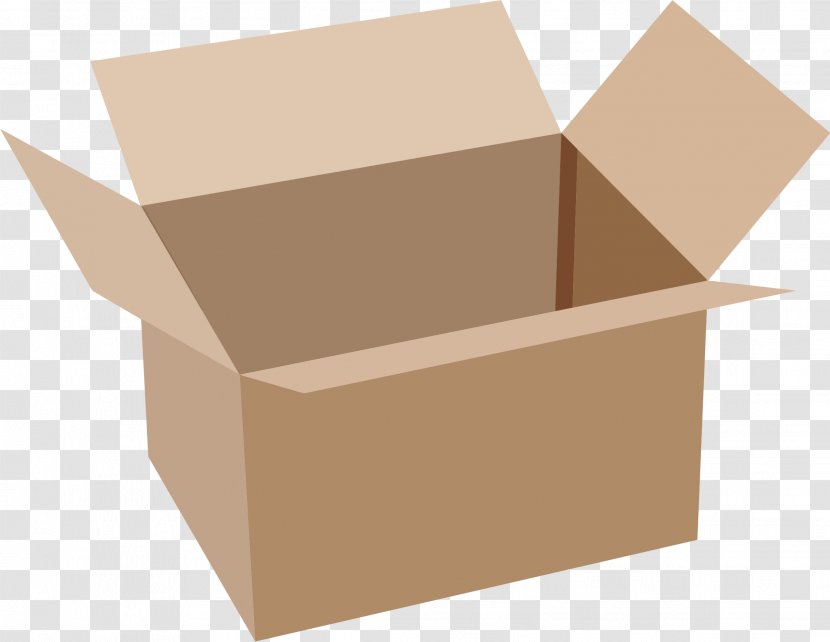 Cardboard Box Paper Recycling - Carton - Open Transparent PNG