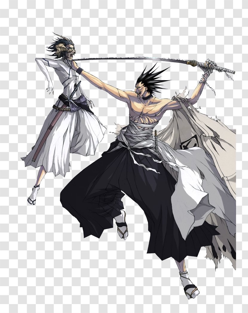 Kenpachi Zaraki Kusajishi Yachiru Ichigo Kurosaki Retsu Unohana Byakuya Kuchiki - Cartoon Transparent PNG