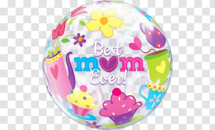 Gas Balloon Mother's Day Mylar And Party Service - Child Transparent PNG