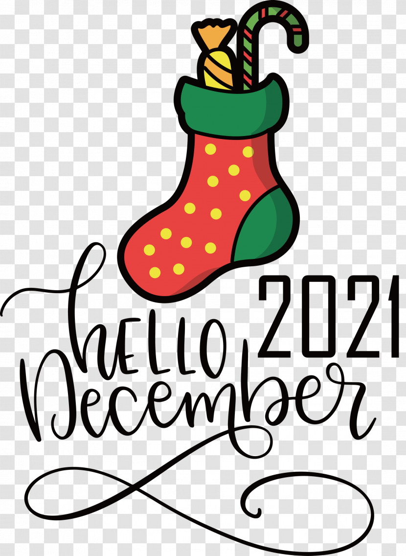 Hello December December Winter Transparent PNG