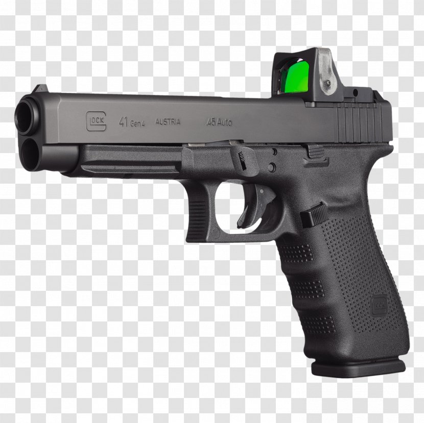 Glock 41 Ges.m.b.H. .45 ACP Pistol - Weapon - Handgun Transparent PNG