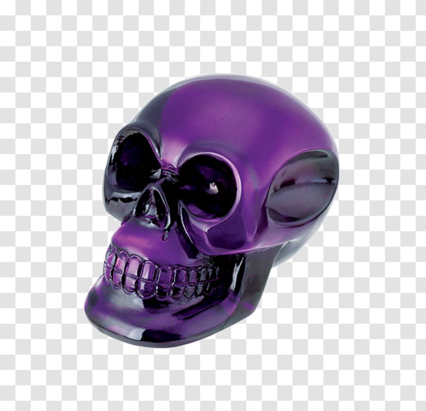 Skull Art Skeleton Calavera Purple - Resin Transparent PNG